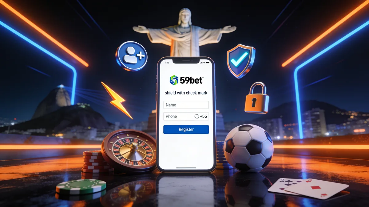 Bônus de Cadastro 59bet: Ganhe R$15 ao se Registrar — 59bet no Brasil